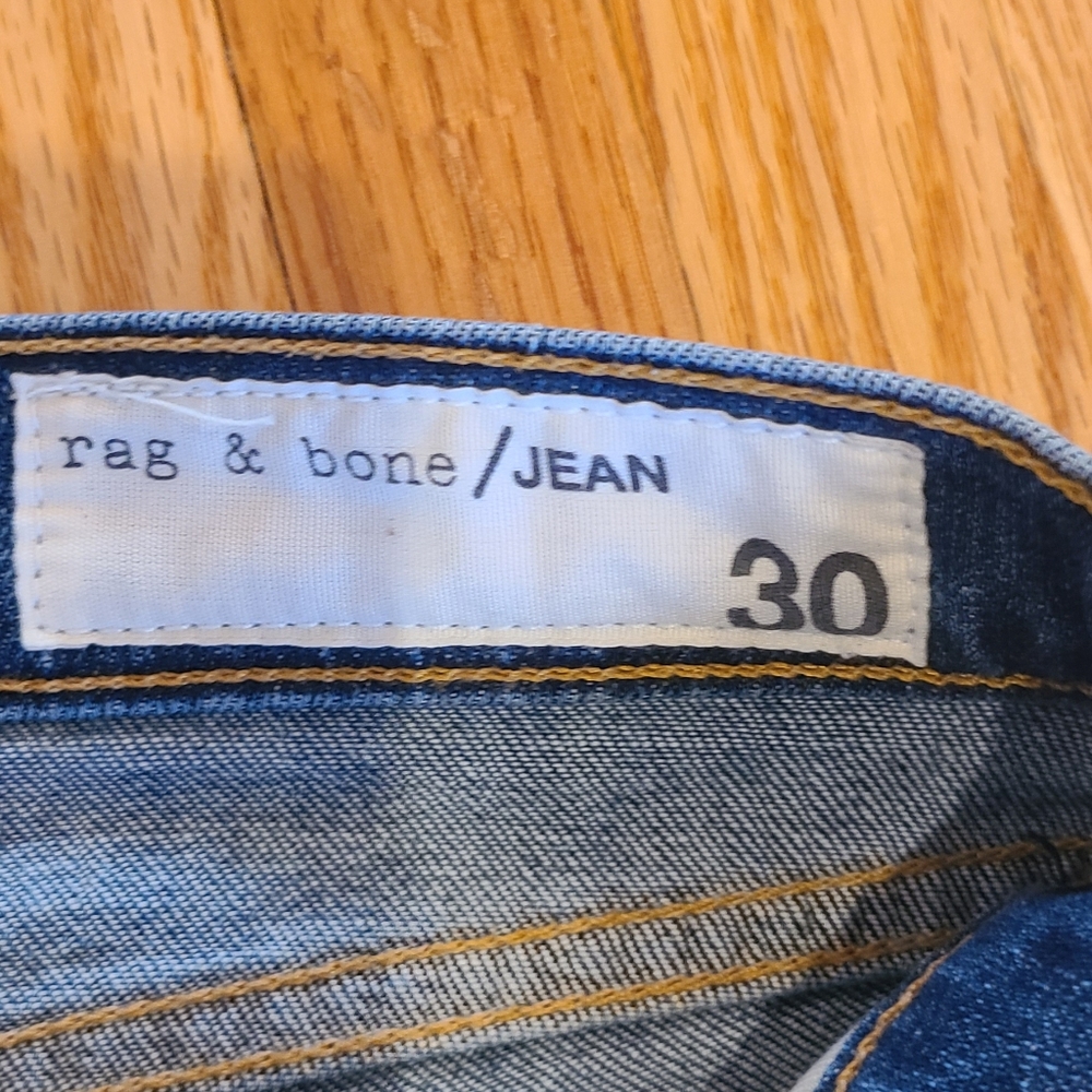 Unique Rag & Bone Plaid Patchwork Jeans - image 2